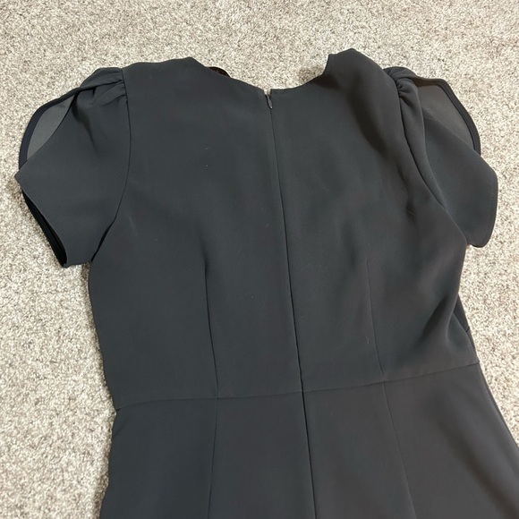 LOFT tulip dark grey A-line work dress, size 2 - Picture 9 of 12